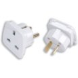 Childrens Toyshop  Computer : ABC Products Travel Adapter Adaptor Converts UK Plugs Plug to 2 Two pin EVERYWHERE WORLDWIDE EU Europe European Norway Sweden Denmark Danish China Chinese Slovakia Polish Poland German Germany Spanish Spain Italy Italian French France Dutch Holland Belgium Portugal USA North American New Zealand NZ Australia Australian Middle East Eastern South American Brazil Brazilian Africa African etc