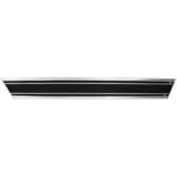 1969-72 Chevy Truck Bed Molding, Lower Rear LH, Black (Long Bed) by Dynacorn