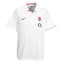 England Rugby Team Polo Shirt 2009/10 - White