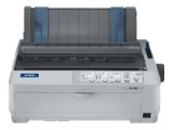 Epson FX 890 - Printer - B/W - dot-matrix - 10.1 in x 14.3 in, 10 in (width) - 240 dpi x 144 dpi - 9 pin - up to 680 char/sec - Parallel, USB