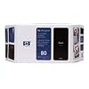 HP Original C4890A  Ink Cartridge Valuepack No 80 Black 350Ml Head+InkCartridge+Clean