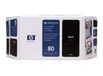 HP C4890A  Ink Cartridge Valuepack No 80 Black 350Ml Head+InkCartridge+Clean