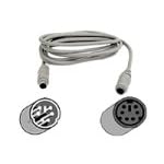 Belkin Pro Series PS/2 Mouse and Keyboard Extension Cable - Keyboard / mouse extender - 6 pin PS/2 (F) - 6 pin PS/2 (M) - 1.8 m