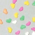 Multi Pastel Heart Sprinkles/Quins