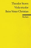 Viola tricolor - Beim Vetter Christian - Theodor Storm