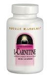 L-Carnitine 500mg 30 caps, Source Naturals