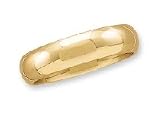 Ladies' 14kt. Yellow Gold, 4mm Plain Band