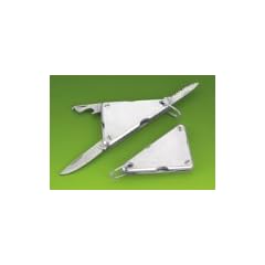 Troika Trigon Taschenmesser Dreieck  Aluminium  Messer S�ge Kapselheber Schraubenzieher