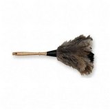 WIMH28218 - Feather Duster, Ostrich, Hardwood Handle, 18, Gray