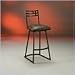 Pastel Furniture Bellini 26 Inch Swivel Barstool in Roletta Brown
