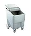 Ice Cart, 125 lb. capacity, 3-position lid, drain