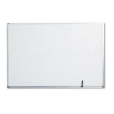 Quartet Standard Dry-Erase Board, Melamine, 6 feet x 4 feet, White, Aluminum Frame (S537)