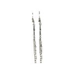 Flute Earrings - Silver