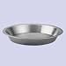 PIE PAN, 10 X 8-1/4 X 1-1/2, TAPERED WITH 1/2 FLANGE ON TOP OUTSIDE EDGE, 22 GAUGE