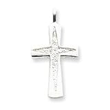 Sterling Silver Cross Pendant with 20 Inch Sterling Silver Chain