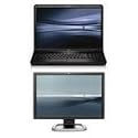 BUNDLE: HP 6530b Notebook PC Core 2 Duo (P8600) 2.4GHz 2048MB 160GB 14.1 inch WXGA TFT DVDRW SM DL (LS) WLAN BT Vista Business (GMA 4500MHD) with L2445W 24 inch LCD Widescreen Monitor (GB976ET#ABU? L2445W)