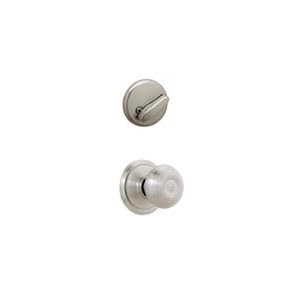 Schlage F359PLY619 Plymouth Interior Knob with Deadbolt, Satin Nickel by Schlage