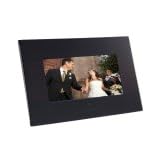 7" Digital Photo Frame w/ Designer Black Glass Frame