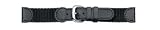 Speidel - Mens Swiss Army Style Watchband - Color Black Size: 19mm Watch Band - BONUS - 2 extra Spring Bars included