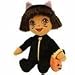 Ty Beanie Baby Dora the Explorer Halloween Dora Cat Costume