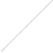 9ct White Gold Super-twist 'Singapore' Anklet 9.25in/24cm
