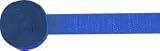 Streamers, Garlands and Tissue | Crepe Streamer Sapphire Blue