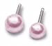 Blomdahl Natural Titanium Earrings - Pearl (Light Rose), 6mm or 8mm