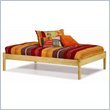 Atlantic Furniture Concord Natural Maple Daybed with Open Footrail