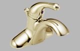 Delta Innovations 544-PB-DST Single Handle Centerset Lavatory Faucet, Polished Brass