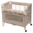 Arm's Reach White Dot on Tan Mini Co-Sleeper