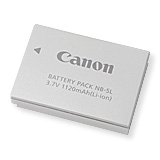 Canon NB-5L Battery Pack for Canon SD700IS, SD790IS, SD800IS, SD850IS, SD870IS, SD880IS, SD890IS, SD900, SD950IS, SD990IS, SD970IS & SX200IS Digital Cameras