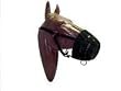 Muzzle Grazing Horse Black