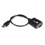StarTech.com USB to RS232 Serial DB9 Adapter Cable with COM Retention - 1-Feet (ICUSB232PRO)
