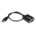 StarTech.com USB to RS232 Serial DB9 Adapter Cable with COM Retention - 1-Feet (ICUSB232PRO)