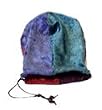 Gallant Hand: Velvet Gamer Dice Bag - Purple & Turquoise (5"x7") - Holds Approximately 90-100 Dice