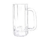 - 	 16 oz Beer Mug, Polycarbonate, Clear , 2 DZ