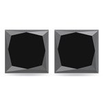 1/4 Cts AA 2.5-3 mm Loose Black Diamond Round Matched Pair