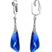 Body Candy Handcrafted Crystal Inspire Clip On Earrings Created with Swarovski Crystals