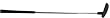 Mini Putt Golf - Colored Pro Style Putter, 29", Black - Sports