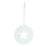Eigenschaften Weihnachten  / White Christmas Ornament - Kreis