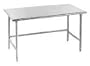 Advance Tabco 14-Gauge Stainless Steel Top - Flat Top w/ Open Base - Model TSS-363