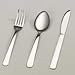 Stainless Steel Flatware with Fibro Finish, Forks, 1.5mm, 24 per Pack KMOSMXA01124