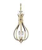 Kichler 2531PB Dover 3 Light Single Tier Chandelier in Polished Brass