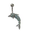 Sterling Silver Belly Ring Dolphin Sterling Silver Belly Ring Dolphin