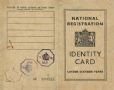 Childrens Identity Card from World War 2