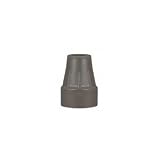 Drive Medical replacement crutch tips (7/8 inches diameter) for use with bariatric crutches, Grey - 8 ea