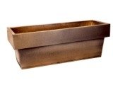 Bronze Zinc Window Box/Trough 60cm Long