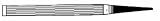 GROBET CARBON STEEL GRAVER CHISEL GRAVER # 1 5MM THICK