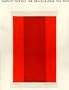 The Prints Of Barnett Newman 1961 - 1969