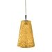 ALICO - PS3605-8-15 - GLACIER CRYSTAL FEZ 120V PENDANT. ICE PAGLIERINO (AMBER) GLASS / CHROME.